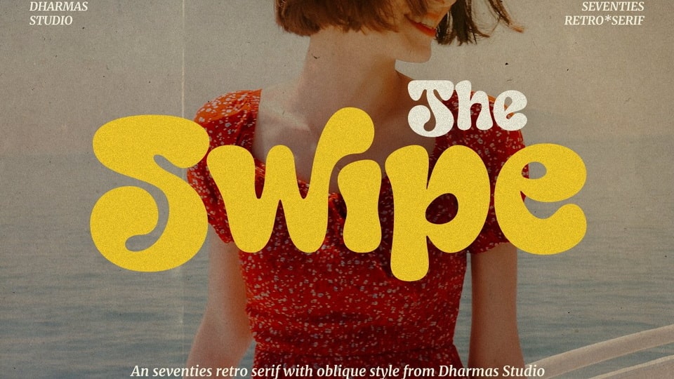 

Swipe: A Nostalgically Stylish Font for Your Design Projects