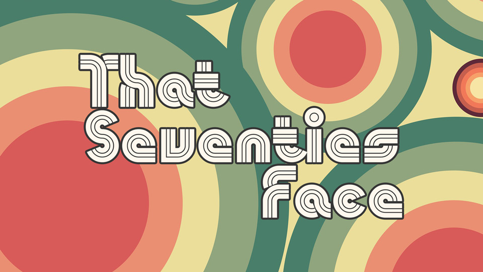 

That Seventies Face - A Hypnotic Multilinear Typeface