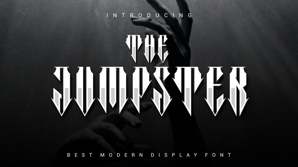

'The Jumpster: A Bold and Authentic Display Font'