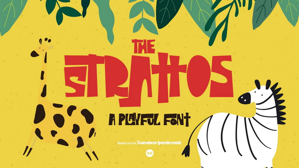 Get Bold and Playful with the Strattos Font for Stunning Designs