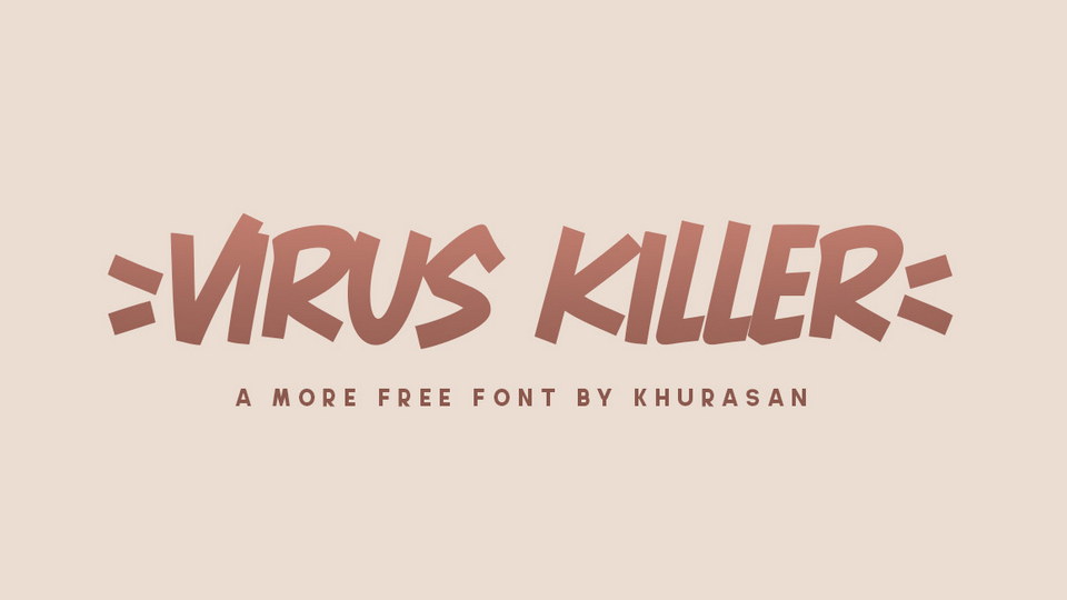 Virus Killer: A Contemporary and Stylish Typeface for Your Design Needs