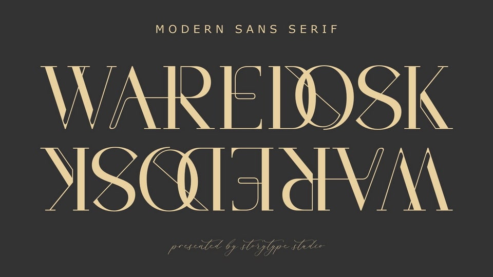

Waredosk: An Elegant and Stylish Typeface for Creative Projects