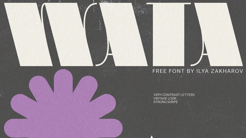 

Wata: A Bold Typeface for Making a Statement