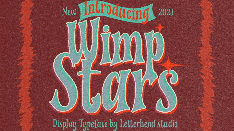 Wimp Stars: A Display Typeface with Nostalgic Charm
