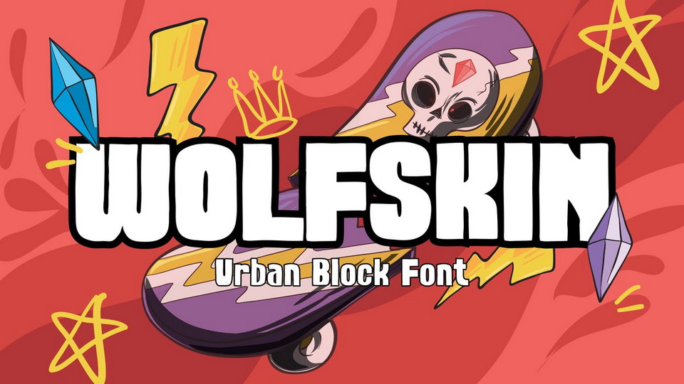 Wolfskin - Urban Block Font: Perfect Typeface for City-Inspired Designs