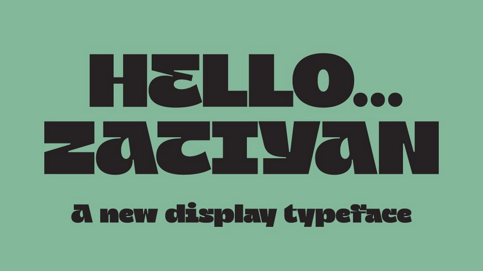  Zatiyan: A Daring Typeface with a Contemporary Twist