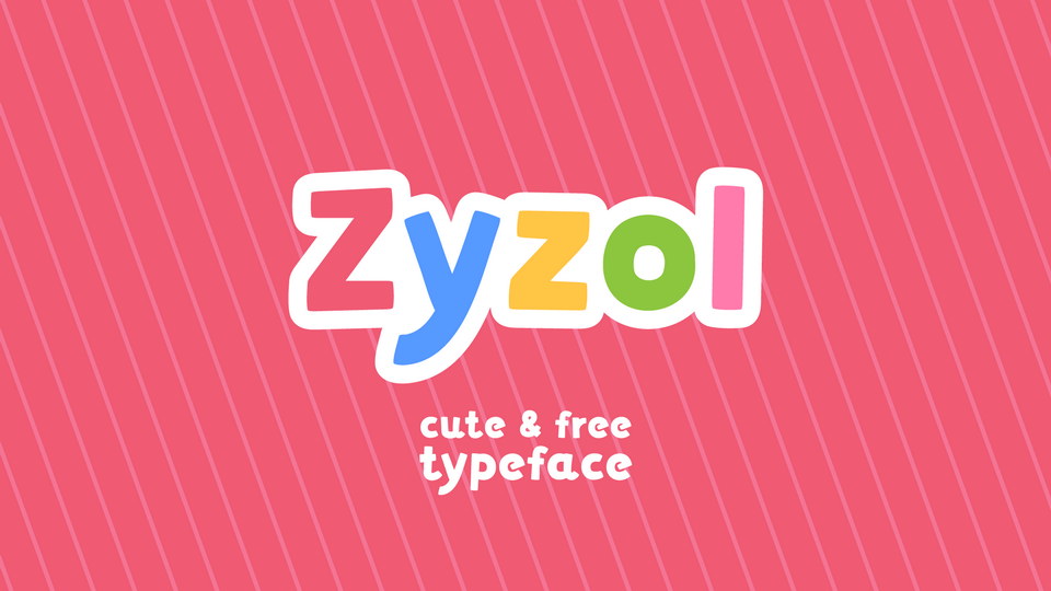  Zuzol: Adorable and Lively Typeface Perfect for Playful Designs