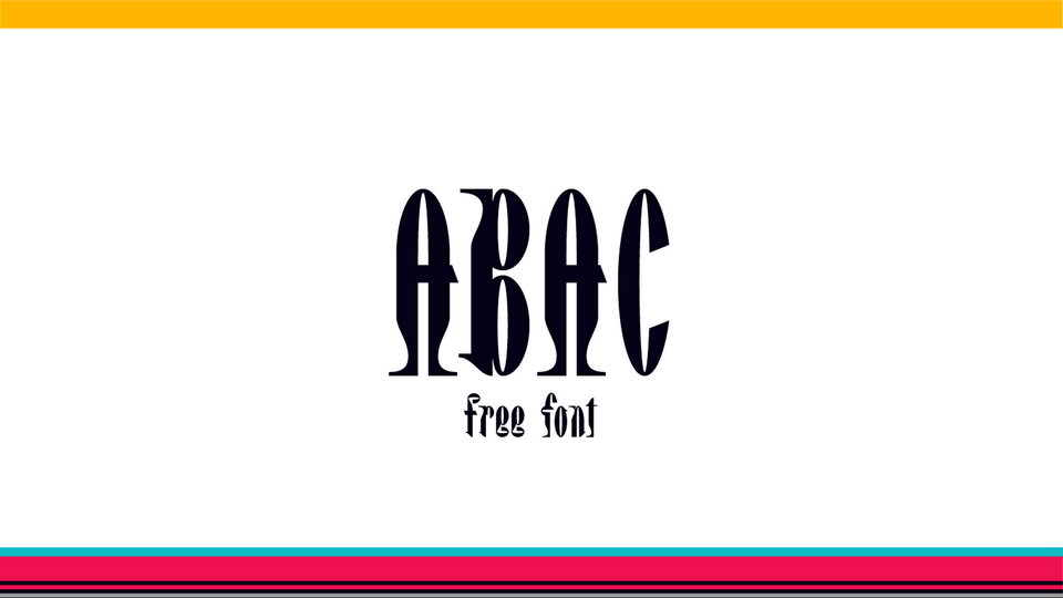  

Abac: A Truly One-of-a-Kind Decorative Typeface