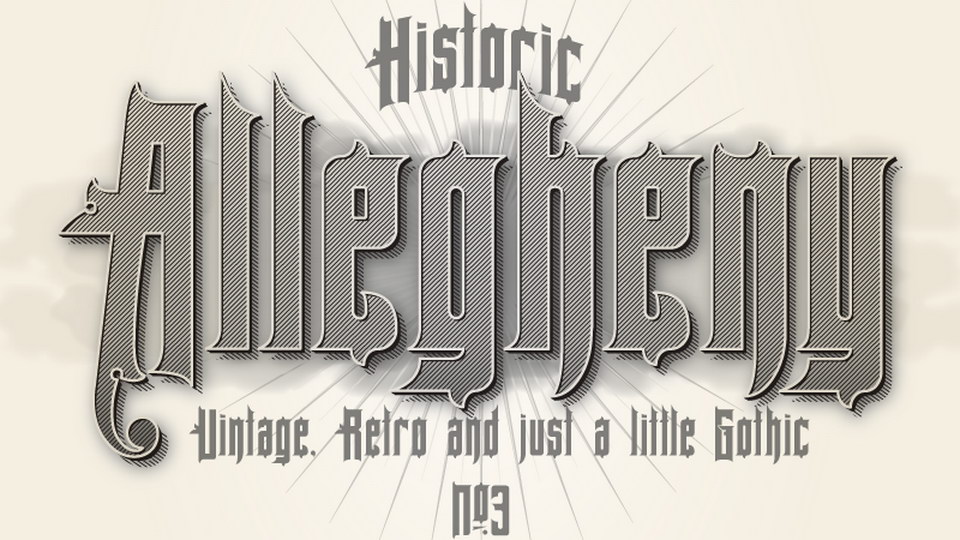 

Allegheny Font: The Perfect Combination of Vintage and Modern