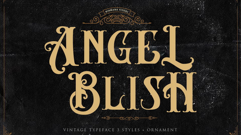 

Angel Blish: A Modern Font Inspired by the Elegance of the Victorian Era