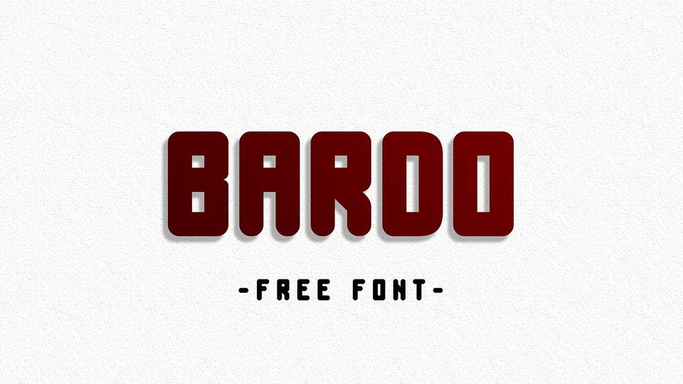 

Bardo: An Eye-Catching Display Typeface with Rounded Edges and a Friendly Appearance