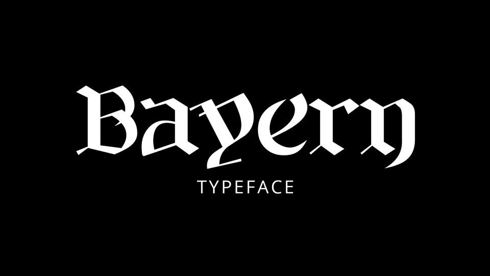 

Bayern Font: A Unique Combination of Calligraphy and Modern Design