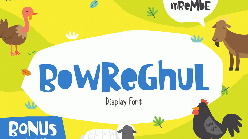 

Bowreghul Font: Perfect for Any Project Involving Children