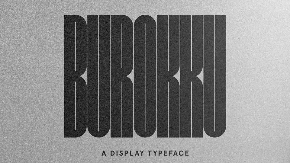 
Burokku: A Free Extra Bold and Condensed Unique Display Font