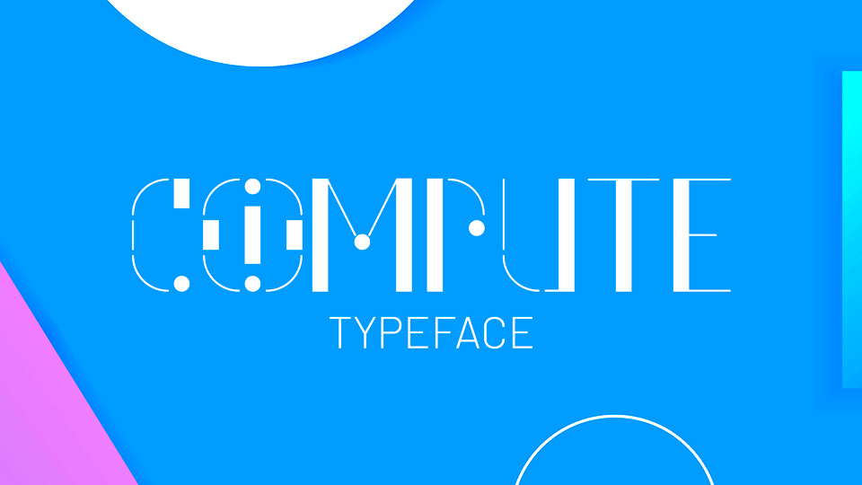 

Compute: A Modern, Stylish Typeface for Unique Projects
