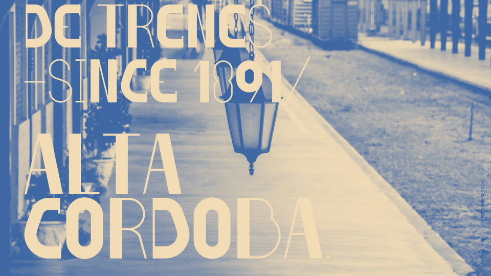 

Cordoba: A Unique Typeface Inspired by the City of Córdoba, Argentina
