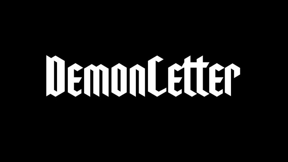 

Demon Letter: A Modern Blackletter Font Perfect for Logos and Posters