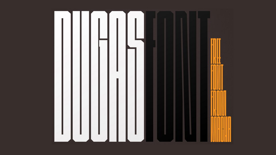 

Dugas: An Ornate, Ultra Narrow Display Font for Stylish Typographic Posters