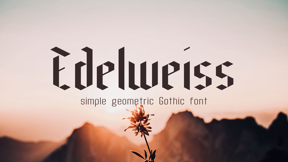 

The Timeless Beauty of the Edelweiss Font