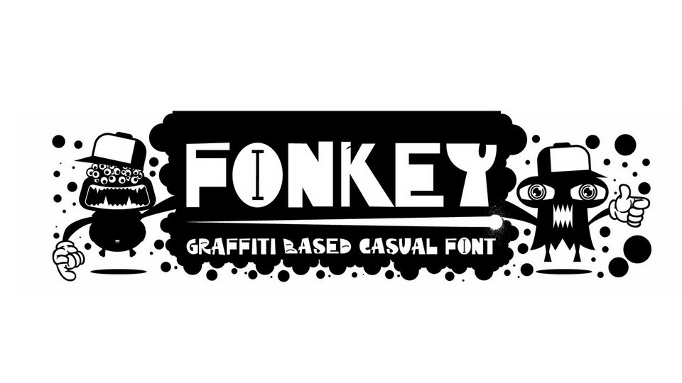 

Fonkey: A Unique and Eye-Catching Font with Graffiti-Inspired Features