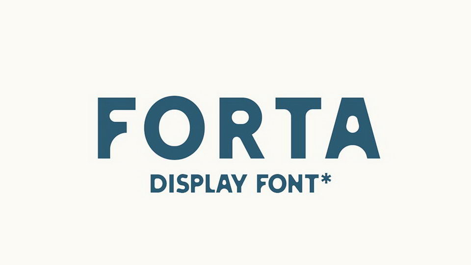 

Forta Font: An All Caps Display Font Perfect for Any Type of Design
