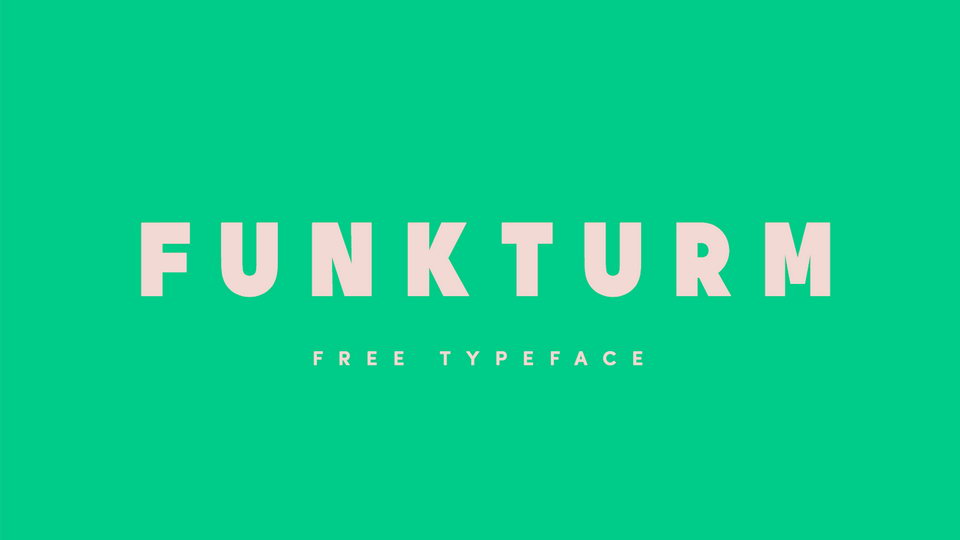  

Funkturm Font: An Eye-Catching Display Font with Versatility