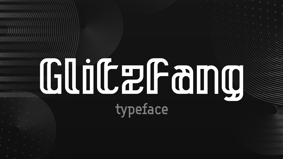 

Glitzfang: A Truly Unique Typeface Combining Creativity and Practicality
