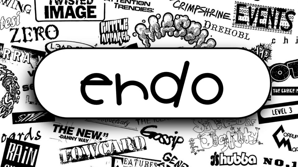 

GO Endo: Capturing Skate Culture in a Unique Typeface