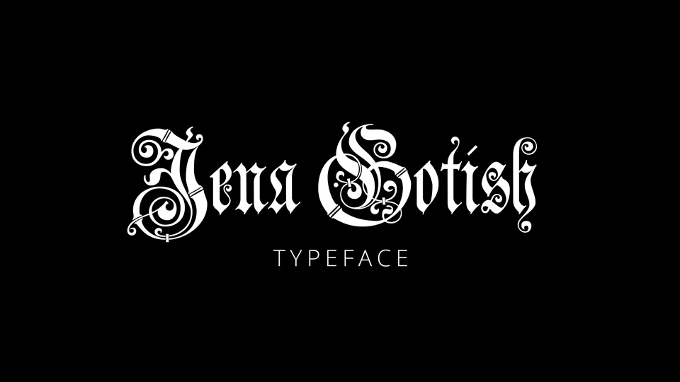 

Jena Gotish: An Extraordinary Blackletter Typeface