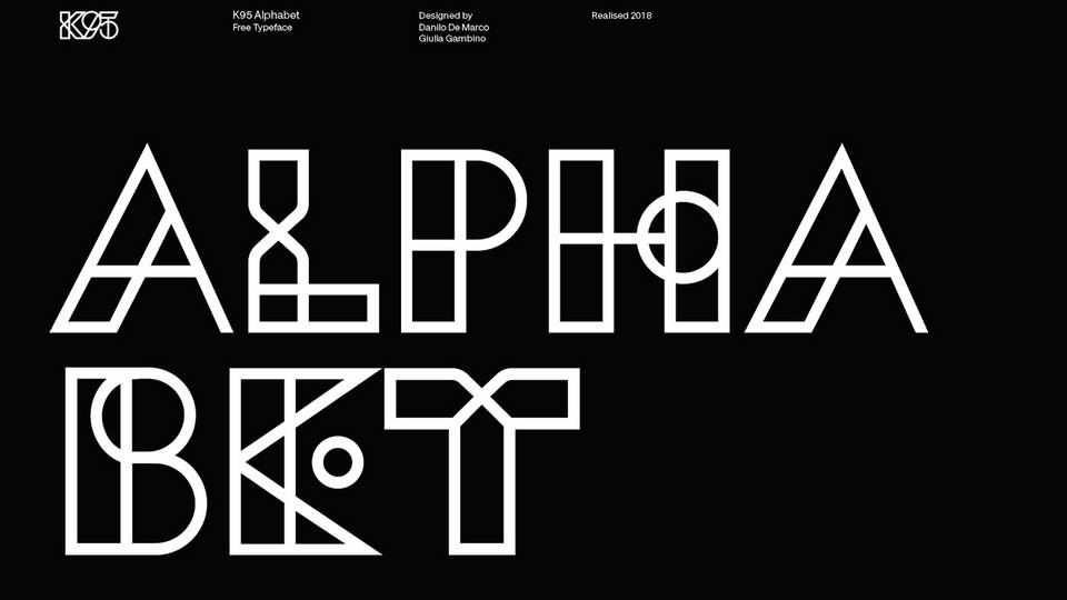  

K95 Alphabet: An Eye-Catching Font with Versatility and Legibility