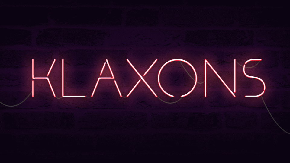 

Klaxons: A Bold and Expressive Font Inspired by Neon Lighting