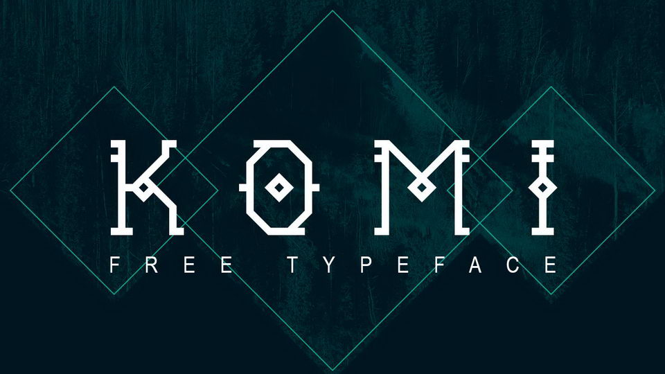 

Komi Font: A Truly Unique Typeface Inspired By The Culture Of The Komi Republic