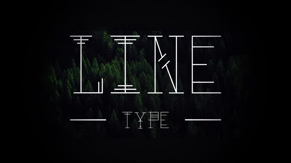 

Line Type Font: An Incredibly Versatile and Stylish Font for Any Project
