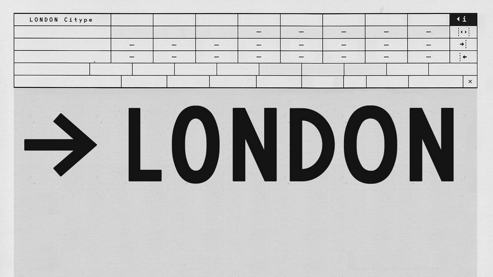 

London: A Typeface Inspired by the Hand-Painted Lettering of London Streets