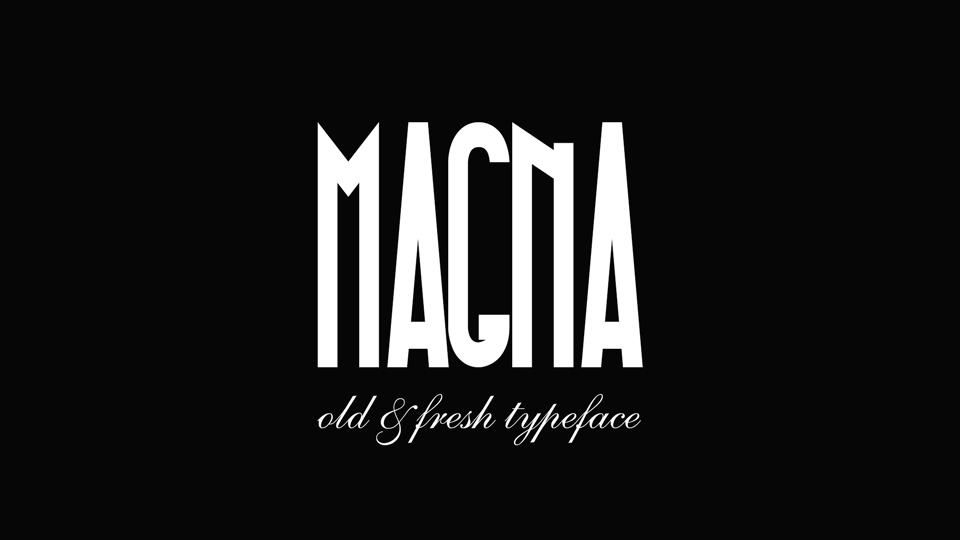 

Magna: An Elegant Typeface That Captures the Essence of Vintage Style
