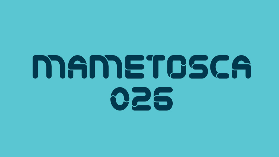 

Mametosca 026: An Experimental Display Font Perfect for a Variety of Applications