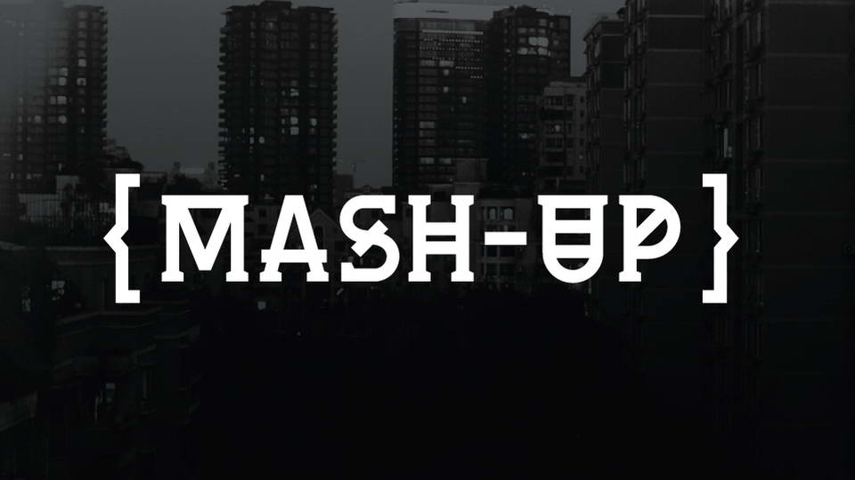 

Mash Up: A Modern Geometric Slab Serif Font Perfect for Creative Projects