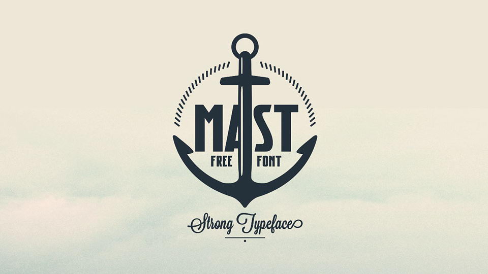 
Mast: A Free Bold and Strong Display Typeface