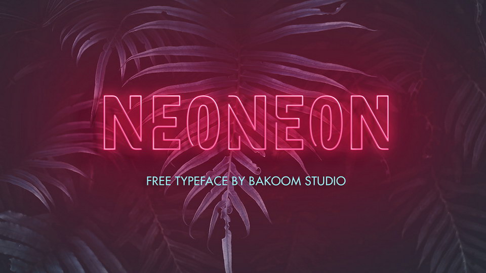 

Neoneon: An Eye-Catching Typeface Inspired by the Iconic Neon Signage of the 1980s