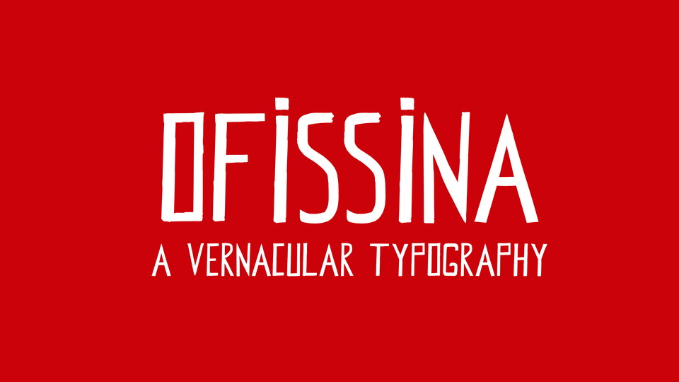 

Ofissina: A Modern Typography Inspired by Brazilian Popular Lettering