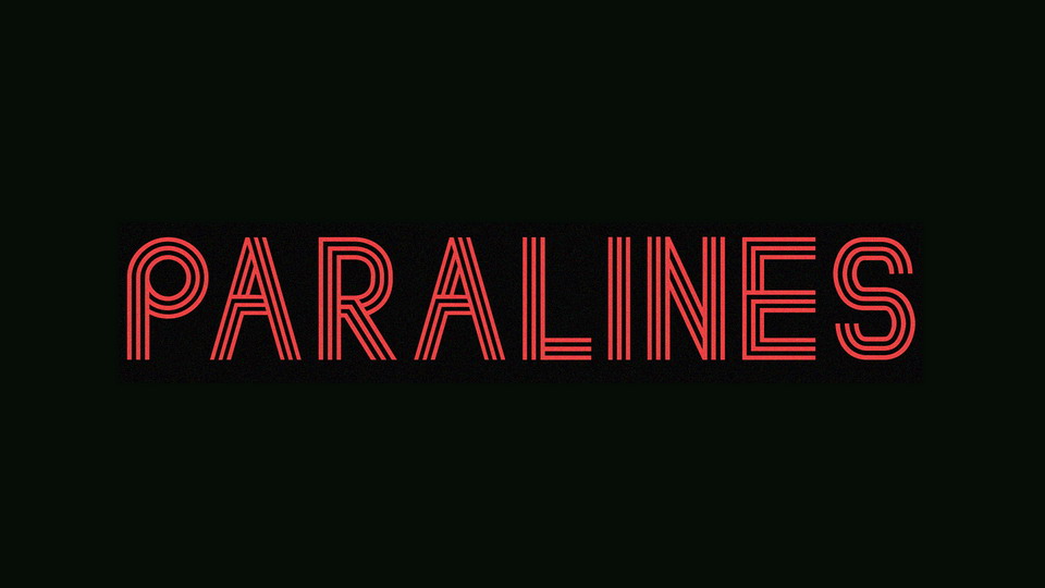

Paralines: An Innovative Font That Embodies Modern and Retro Design