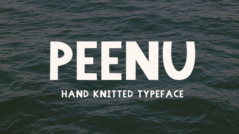 

Explore the Unique Design of Peenu Font