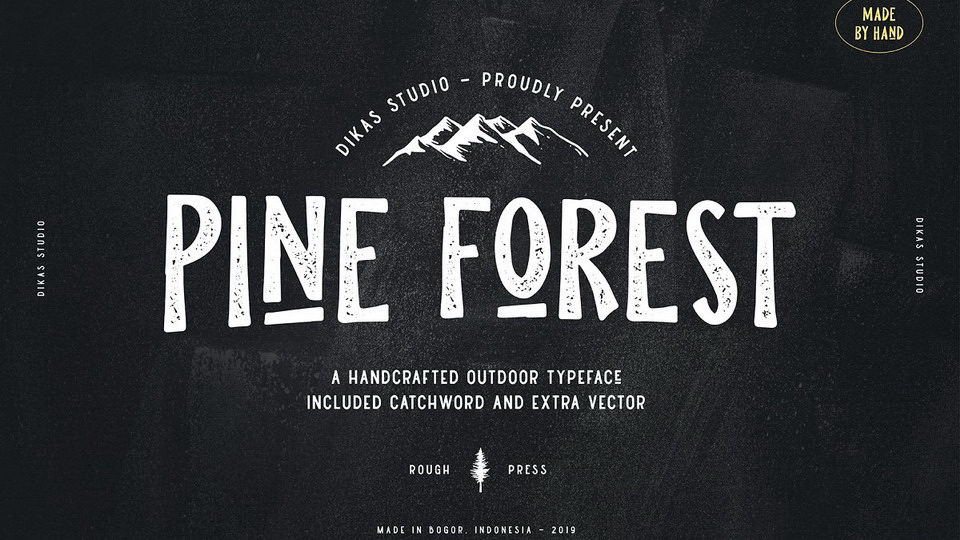 

Pine Forest: An Incredibly Versatile Display Sans Serif Typeface