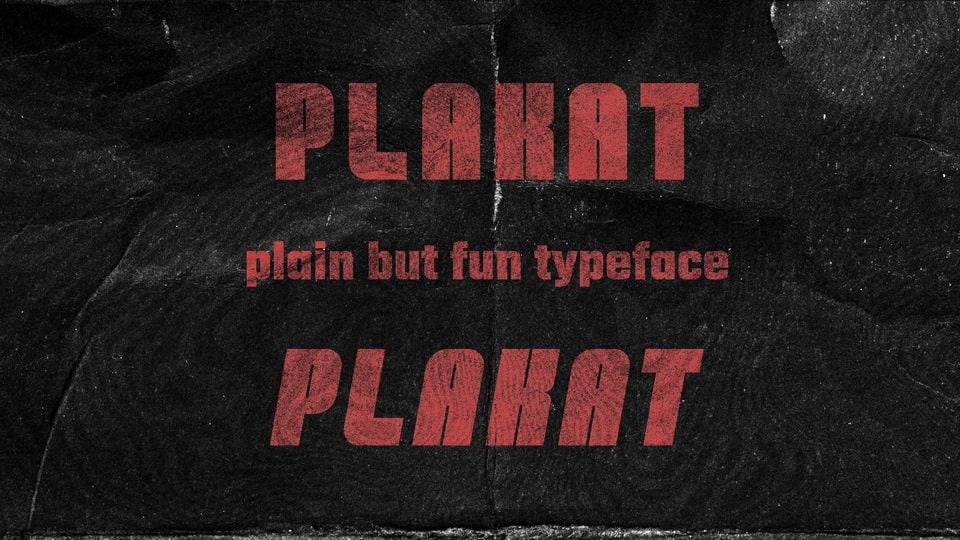 

Plakat: An Exciting and Unique Handmade Custom Font Family Perfect for Making an Impact