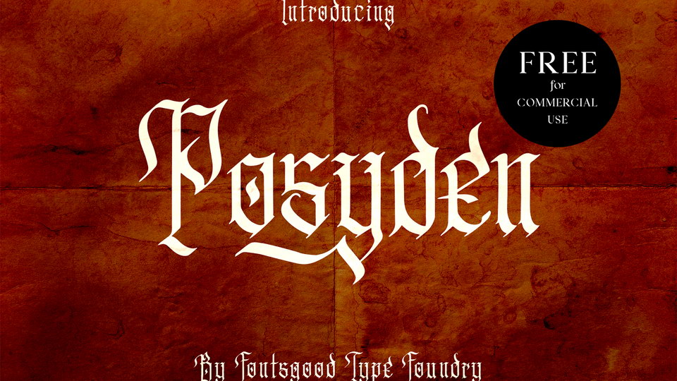 

Posyden: A Bold and Beautiful Font with a Timeless Quality