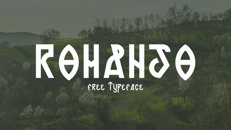 
Romanjo: A Free Font Inspired by Neo-Romanian and Brâncovenesc Architectural Style