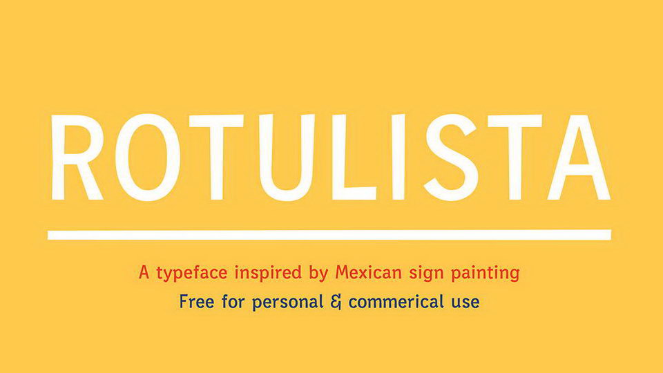 

Rotulista Font: Celebrating the Mexican Sign Painting Tradition with Hope and Positivity