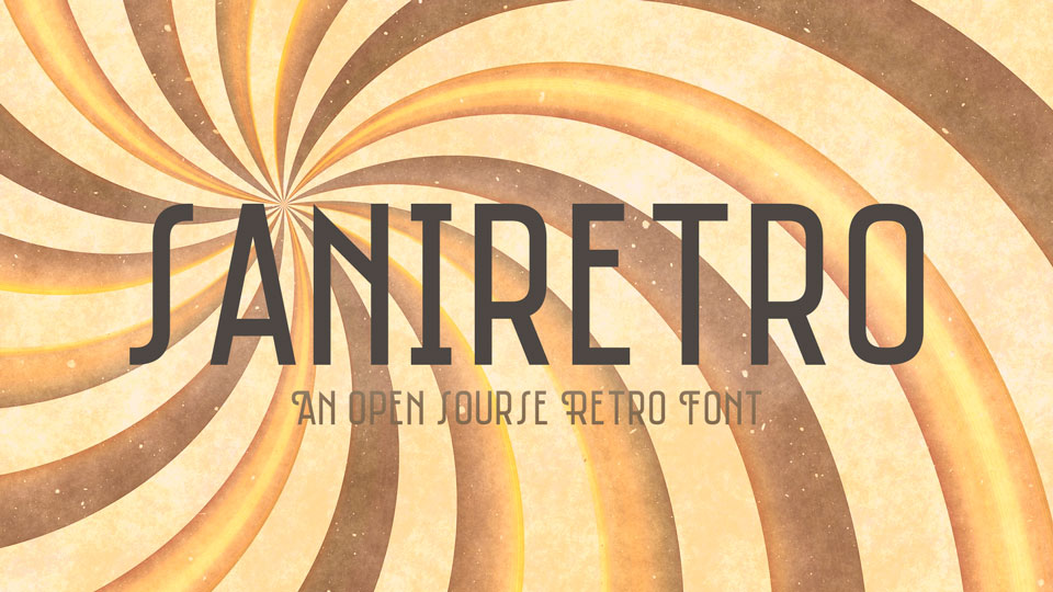 

Saniretro: An Art Deco Inspired Font for a Unique and Stylish Look