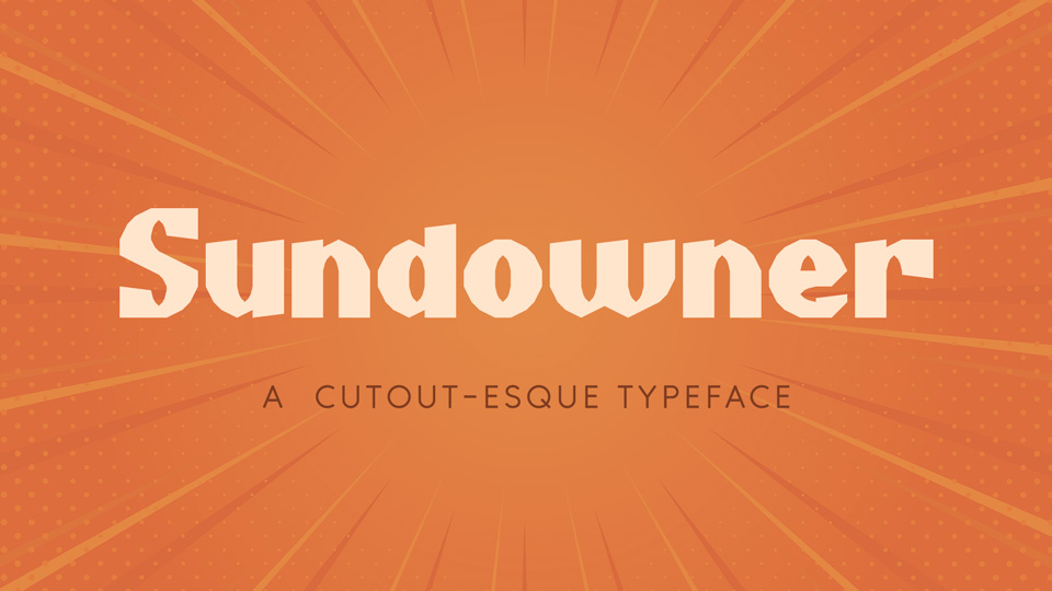 

Sundowner: A Versatile Font Perfect for Any Project