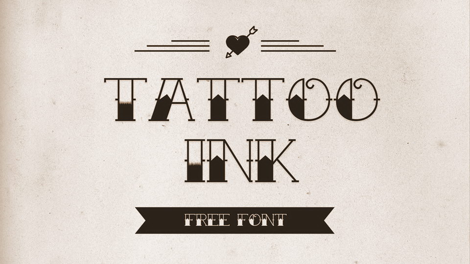 

Tattoo Ink: A Unique Typeface with Retro Flair